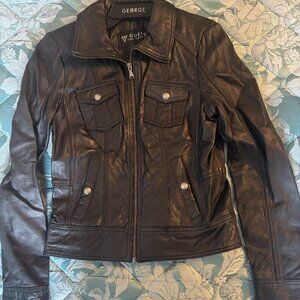 Junior Size Small Genuine Leather Jacket
